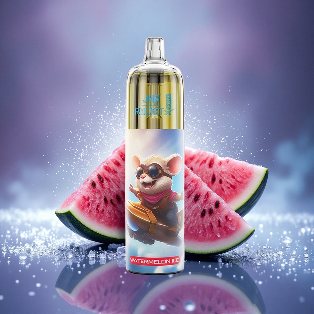 JNR Rocket-X 12400 Glace à la Pastèque avec Lumières RGB et Bobine Mesh 1.2ohm