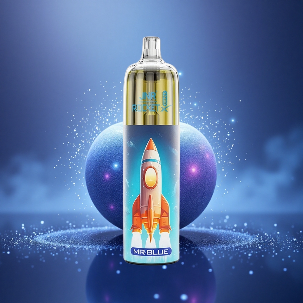 JNR Rocket-X 12400 Monsieur Bleu Airflow Réglable Lumières RGB Bobine Mesh 1.2ohm