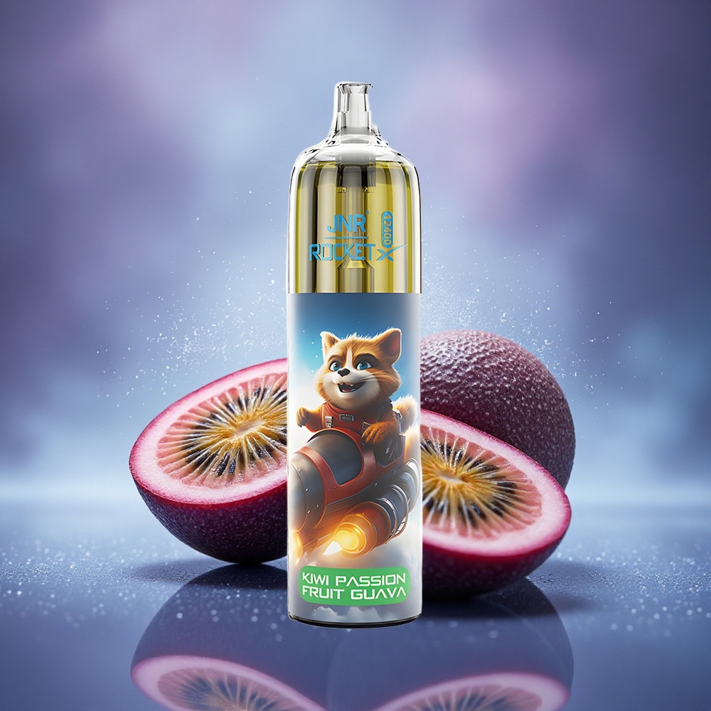JNR Rocket-X 12400 Passion Fruit Goyave avec Flux d'Air Réglable et Lumières RGB
