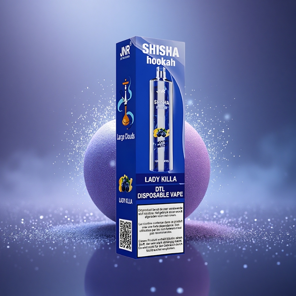 JNR Shisha Hookah 12000 Dame Tueuse 12000 Puffs 24ml 750mAh