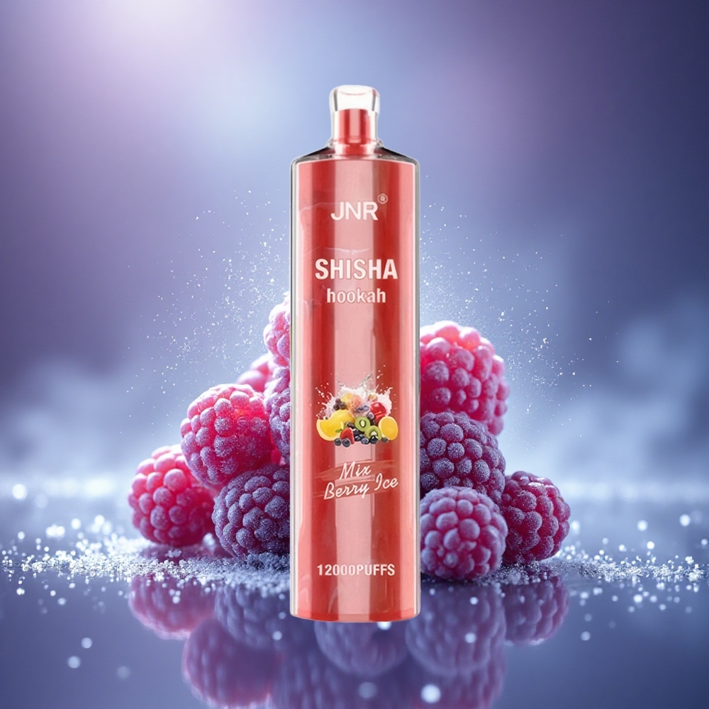 JNR Shisha Hookah 12000 Glace aux Baies 24ml 0.6 Ohm