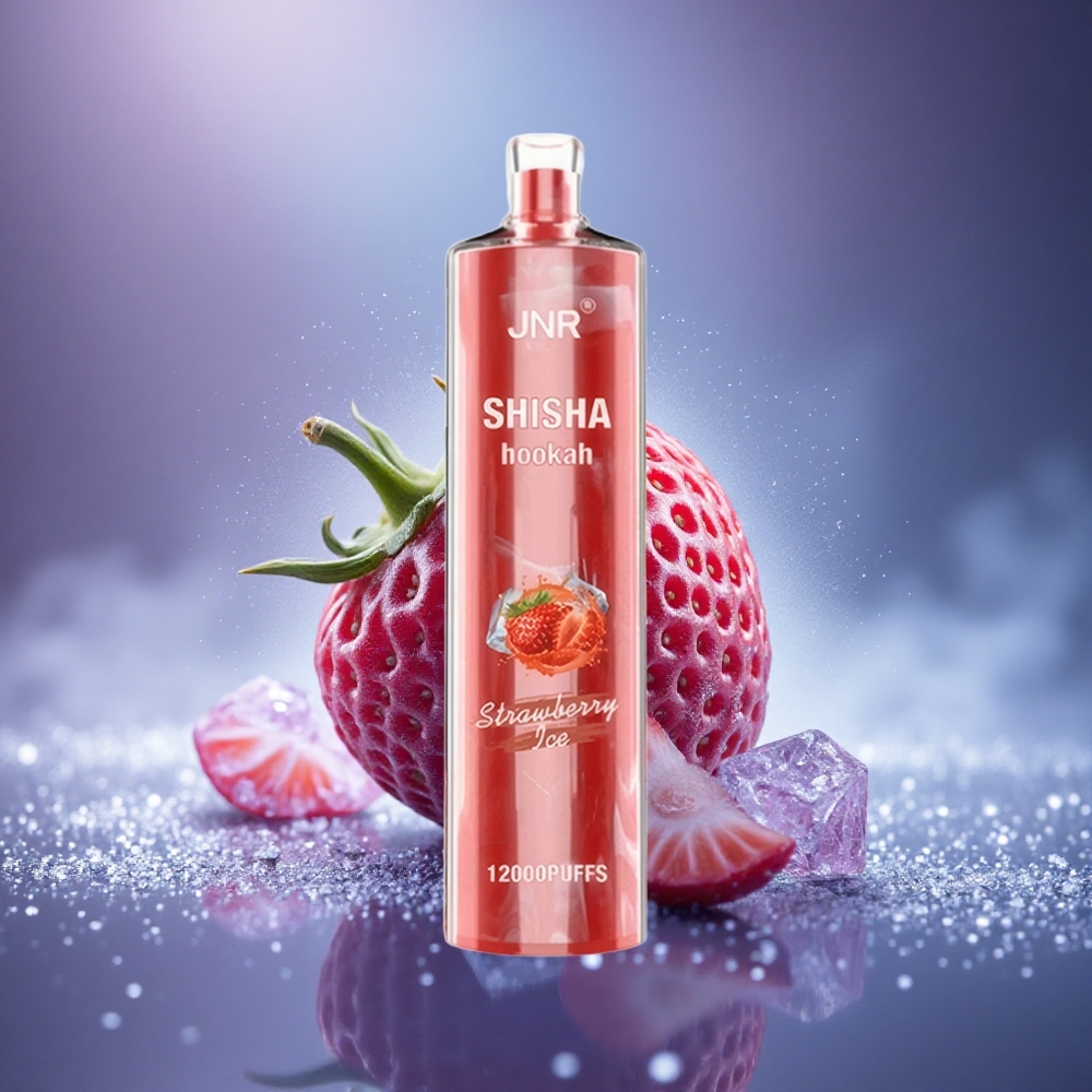 JNR Shisha Hookah 12000 Glace à la Fraise 12000 Puffs 24ml