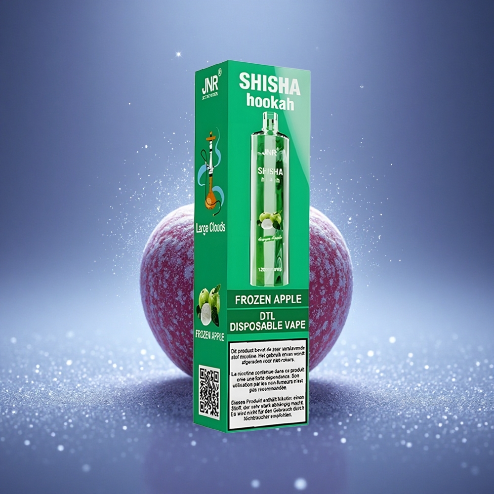 JNR Shisha Hookah 12000 Pomme Glacée avec 24ml et 750mAh