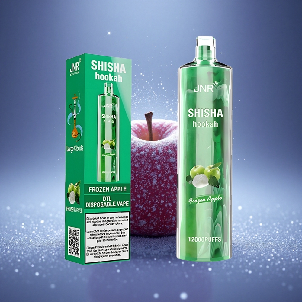 JNR Shisha Hookah 12000 Pomme Glacée avec 24ml et 750mAh