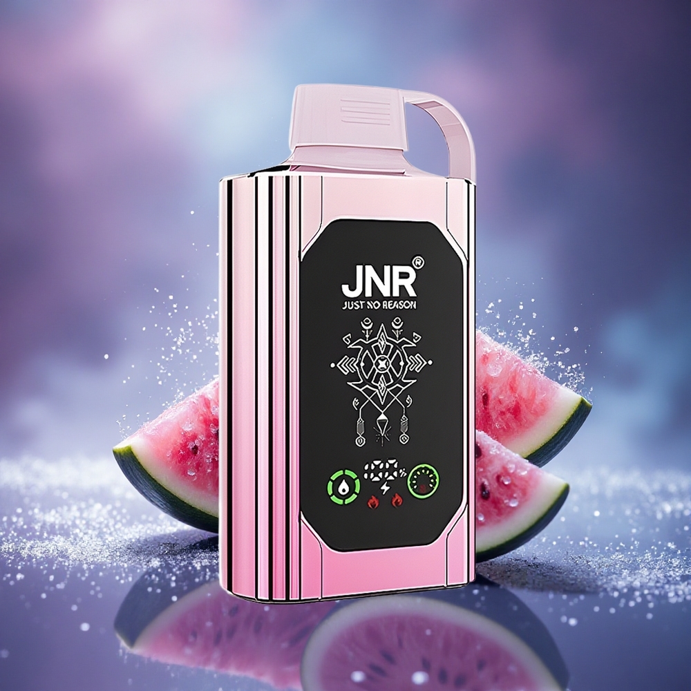 JNR Shisha Hookah Box 20500 Glace Cerise Pastèque HD Dual Mesh Charge Rapide Type-C