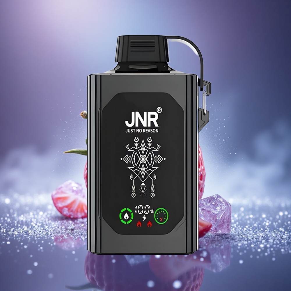 JNR Shisha Hookah Box 20500 Glace à la Fraise HD Affichage Dual Mesh