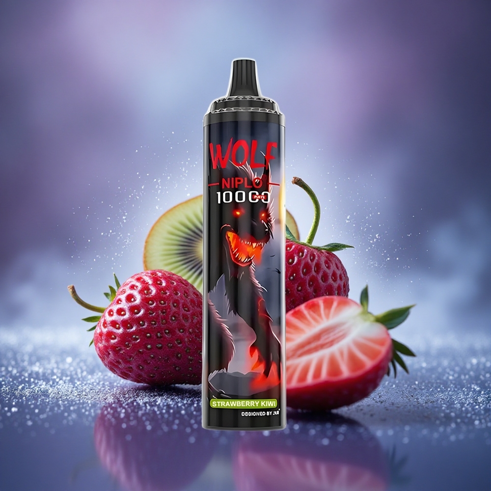 JNR Wolf Niplo 10000 Fraise Kiwi 20ml Type-C 650mAh