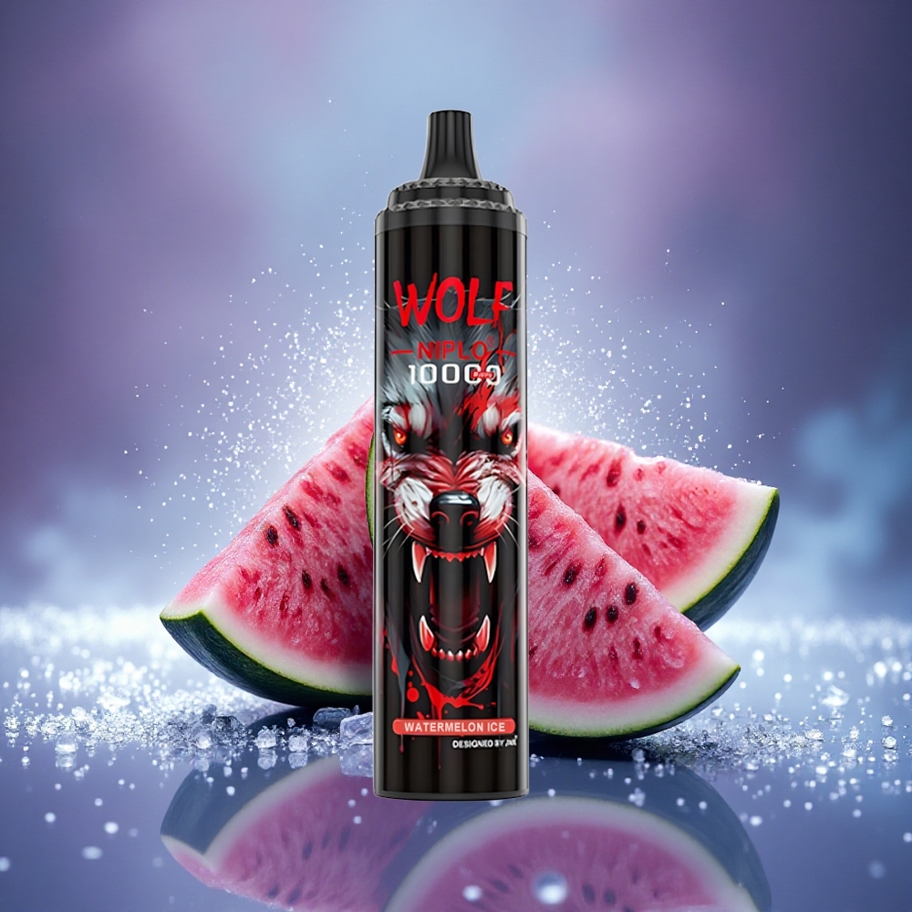 JNR Wolf Niplo 10000 Glace à la Pastèque 20ml 5% Type-C