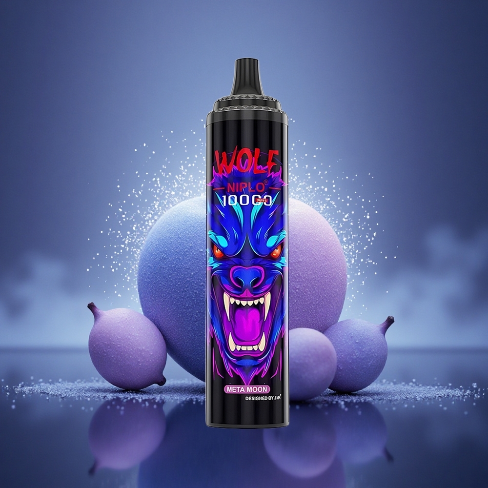 JNR Wolf Niplo 10000 Lune Méta 20ml 650mAh Type-C